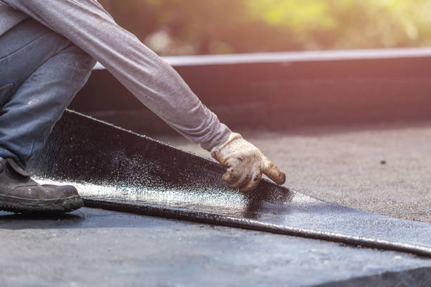 Professional Waterproofing technician working in Wittenberg, WI